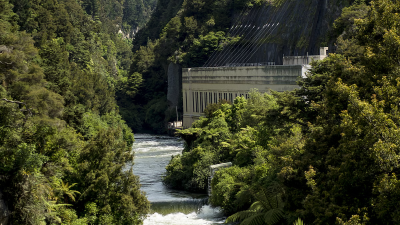 Arapuni hydro gorge and swingbridge 