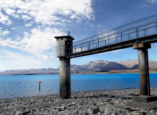 Lake Tekapo water level gauge