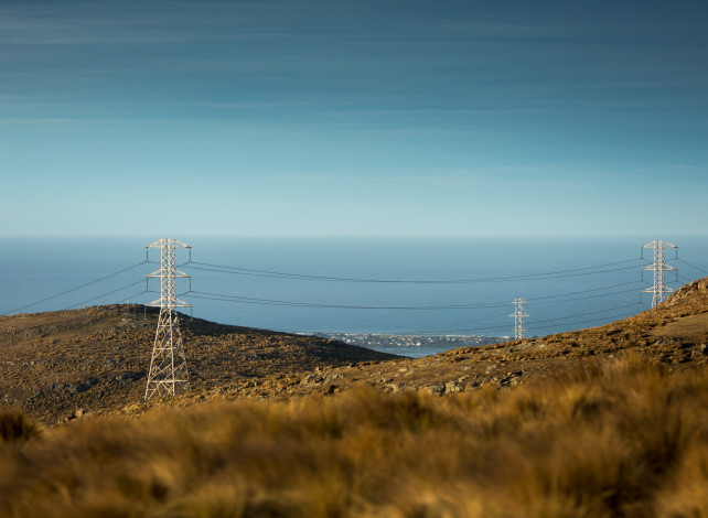 Coastal tower South Island Christchurch hills