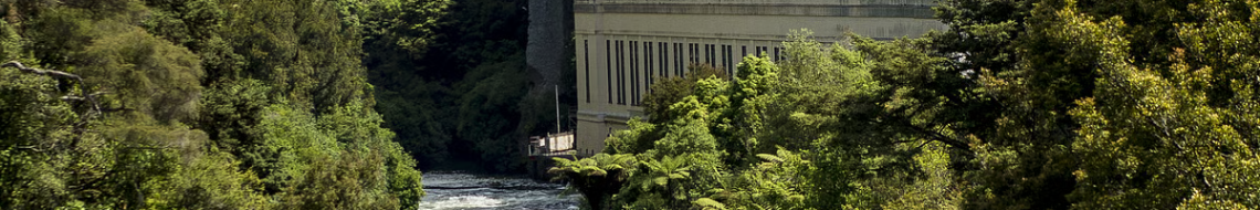 Arapuni hydro gorge and swingbridge