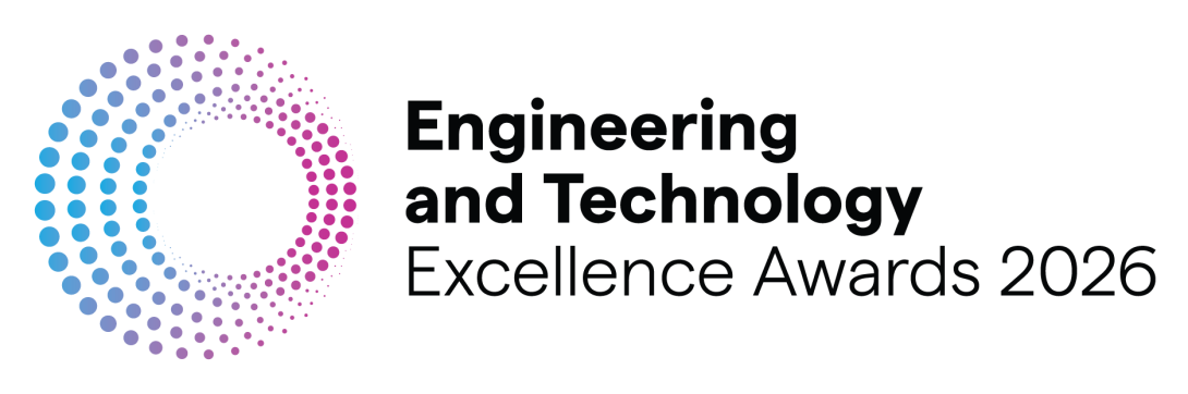 The logo for this years awards made up of coloured dots